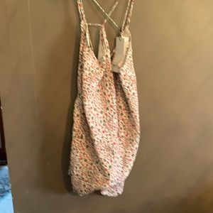 SEE YOU SOON FLORAL ROMPER NWT SIZE SMALL ROMPER WITH POCKETS